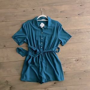 Kimchi Blue Romper in Blue/Green, Size S